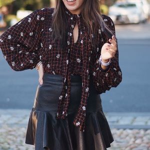 Anthropologie translucent top